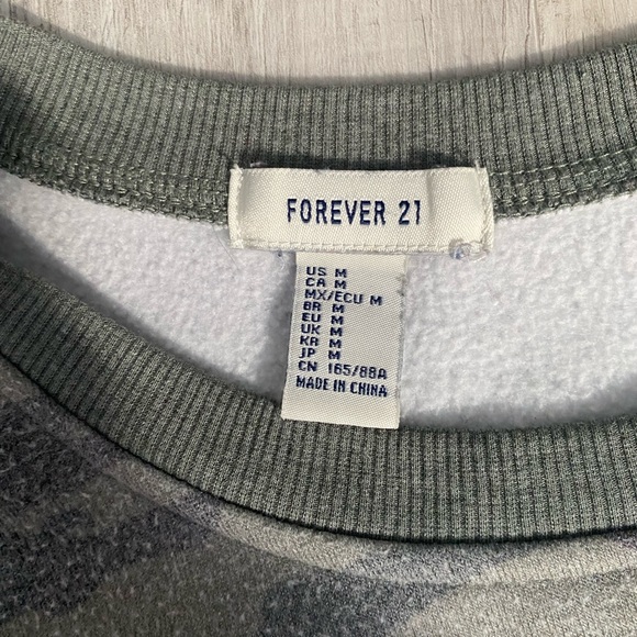 Cropped crewneck - Picture 2 of 3